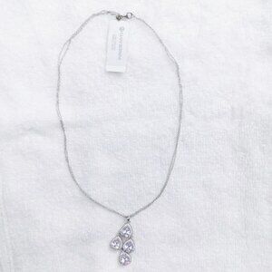 J134 Heart 18" Double Chain Necklace